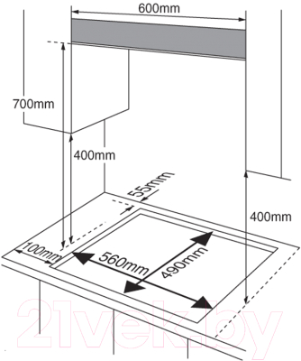 Газовая варочная панель Samsung NA64H3000AK/WT