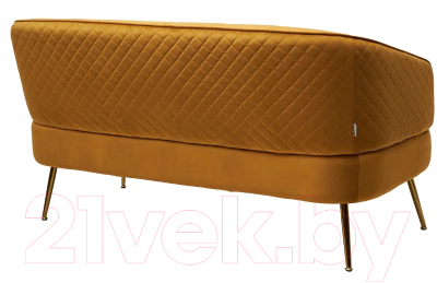 Диван M-City Ciao Bluvel-68 / 629M04958 (желтый/золото)