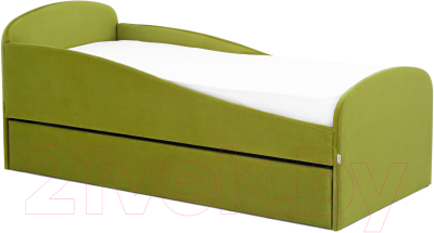 Кровать-тахта детская Бельмарко Letmo / 2071 (оливковый) - фото