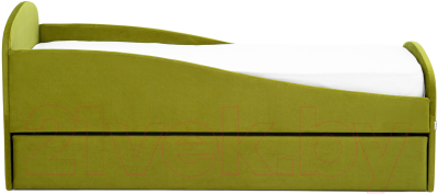 Кровать-тахта детская Бельмарко Letmo / 2071 (оливковый)