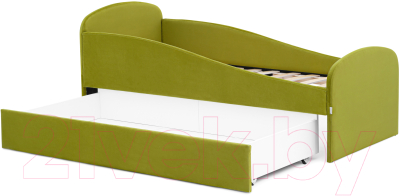 Кровать-тахта детская Бельмарко Letmo / 2071 (оливковый)