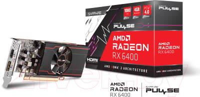 Видеокарта Sapphire Pulse Radeon RX6400 4GB GDDR6 (11315-01-20G)