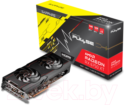 Видеокарта Sapphire Pulse Radeon RX6750XT 12GB GDDR6 (11318-03-20G)