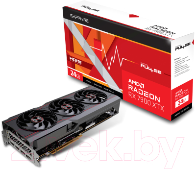 Видеокарта Sapphire Pulse Radeon RX 7900 XTX 24GB (11322-02-20G)