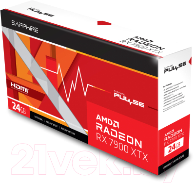 Видеокарта Sapphire Pulse Radeon RX 7900 XTX 24GB (11322-02-20G)