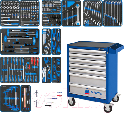 Универсальный набор инструментов King TONY 934-325AMB - фото