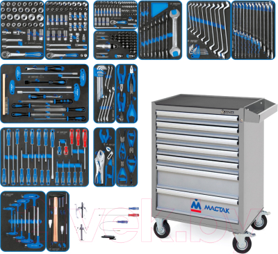 Универсальный набор инструментов King TONY 934-325AMG - фото