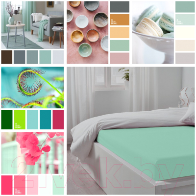 Простыня для малышей Luxsonia Трикотаж на резинке 60x120 / Мр0010-12