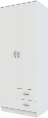 Шкаф Anrex Romana 2D2S (белый) - фото