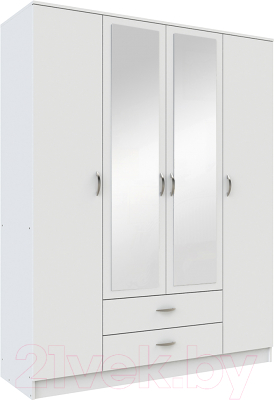 Шкаф Anrex Romana 4D2SZ (белый)