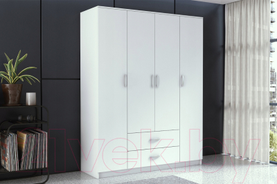 Шкаф Anrex Romana 4D2S (белый)