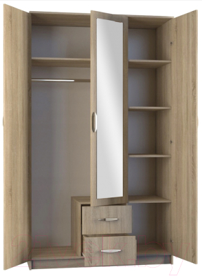 Шкаф Anrex Romana 3D2SZ (дуб сонома)