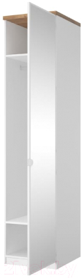 Шкаф Anrex Taurus 1DGPZ (белый/дуб вотан)