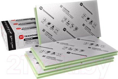 ПИР плита Технониколь Logicpir Балкон Ф/Ф 1200x600x20 / 056347 - фото