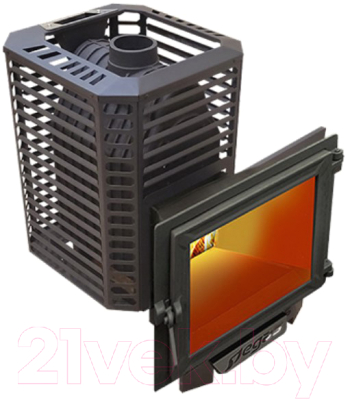 Печь-каменка Пегас 26 Next Панорама сетка премиум - фото