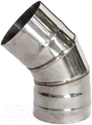 Поворот дымохода Гефест Сталь Сталь 135 120 AISI 430/0.8мм 248мм - фото