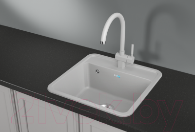 Мойка кухонная GRANULA ST-5001 (белый)