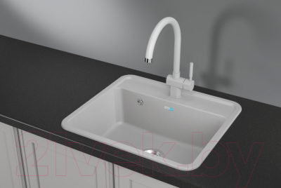 Мойка кухонная GRANULA ST-5601 (белый)