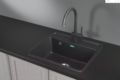 Мойка кухонная GRANULA ST-5601 (черный)