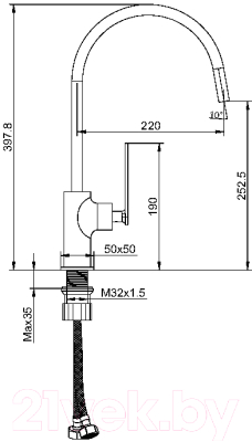 Смеситель Maxonor Pure Life PL4086