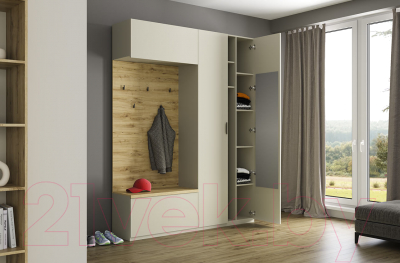 Шкаф навесной Anrex Modern 1D/87-40 (персидский жемчуг)