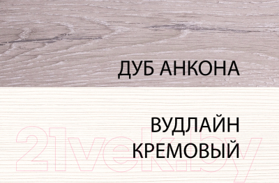 Шкаф Anrex Olivia 2DG (вудлайн крем/дуб анкора)