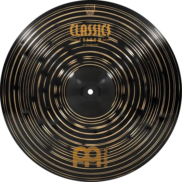 Тарелка музыкальная Meinl Classics Custom Dark Thin Crash CC18TDAC - фото