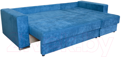 Диван угловой Tiolly Лоренсо ДКЛ-011.01 правый (Hope 10 светло-синий)