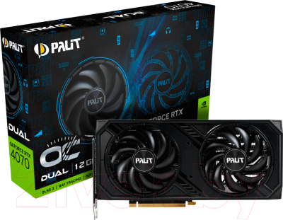 Видеокарта Palit RTX4070 Dual OC 12GB (NED4070S19K9-1047D)