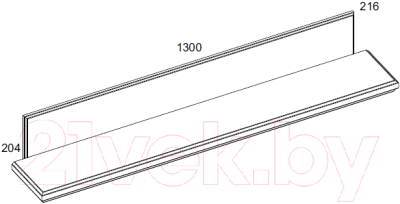 Полка Anrex Valencia (серый)