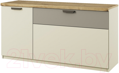 Тумба Anrex Modern RTV 2D1S (персидский жемчуг/ирландский ликер) - фото