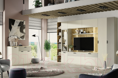 Тумба Anrex Modern RTV 2D2S (персидский жемчуг/ирландский ликер)