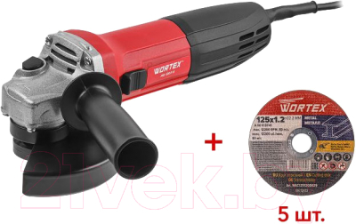 Угловая шлифовальная машина Wortex AG 1207-5 (0333292) - фото