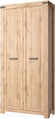 Шкаф Anrex Mortiz 2D (дуб вотан) - фото