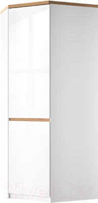 Шкаф Anrex Taurus 1DGP (белый/дуб вотан) - фото