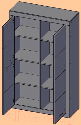 Шкаф Anrex Oskar 2DP