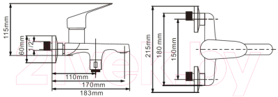 Смеситель Esko COL 54
