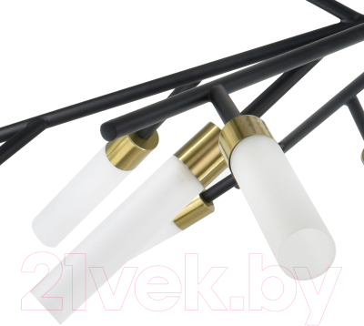 Люстра Mirastyle SL-21010/18 BK+BRASS+WG