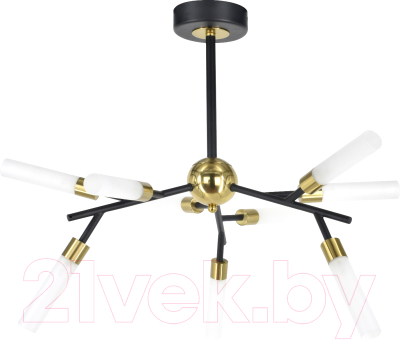 Люстра Mirastyle SL-21010/9 BK+BRASS+WG - фото