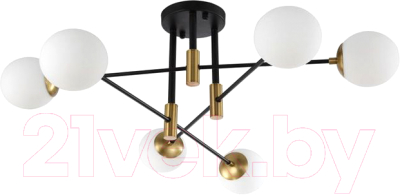 Потолочный светильник Mirastyle SL-41986/6 BK+YB - фото