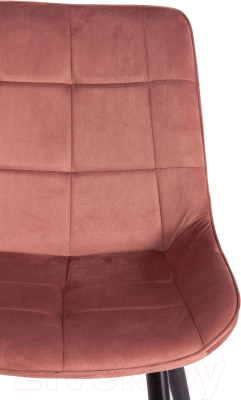 Стул Tetchair Abruzzo металл/вельвет (коралловый HLR 44/черный)