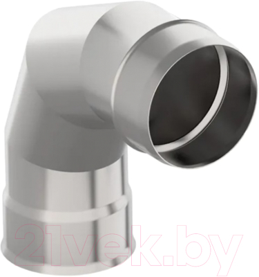 Поворот дымохода UMKPRO 90 115 AISI 439/1мм тип-2 - фото