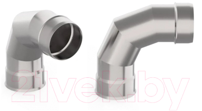 Поворот дымохода UMKPRO 120 AISI 439/1мм тип-2