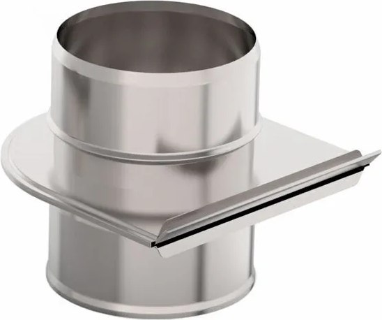 Шибер для дымохода UMKPRO 0.2м 115 AISI 439/1мм - фото