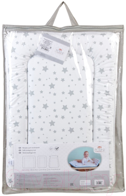 Пеленальный матрас Polini Kids Звезды на комод 70x50 / 0002618-24