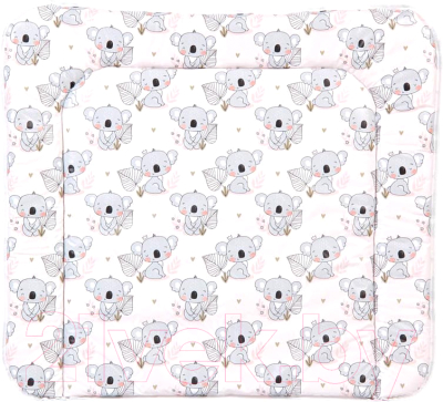 Пеленальный матрас Polini Kids Коала на комод 77x72 / 0002632 - фото