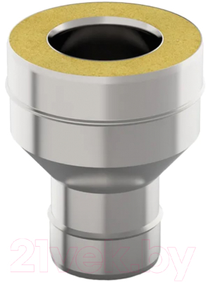 Переходник для дымохода UMKPRO Т/П-М 120х200 AISI 439/439 1мм/0.5мм тип-2 - фото