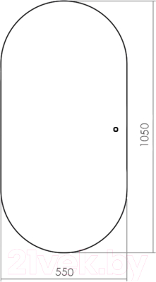 Зеркало Silver Mirrors Viva Gold 55x105 / LED-00002690