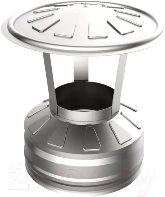 Колпак для дымохода UMKPRO 115х200 AISI 439/439 0.5мм/0.5мм (К) тип-2 - фото