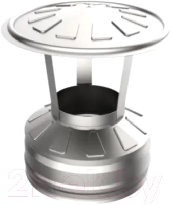 Колпак для дымохода UMKPRO 120х200 AISI 439/439 0.5мм/0.5мм (К) тип-2 - фото